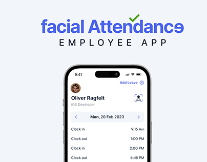 Facial Attendance Employee App Ui 😍✨