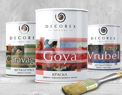 Identity and packaging of the Decorex brand