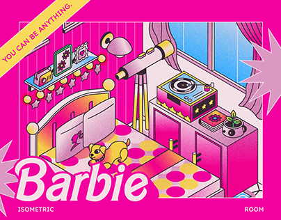 Personal Project | Barbie's Isometric Room