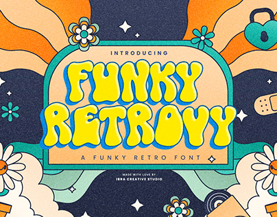Funky Retrovy – A Funky Retro Font