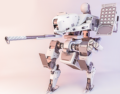 [WIP] HengZ Mecha 06 and my 3D consept from 2D sketch