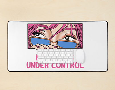Cyberpunk_Nothing is under control Mouse pad