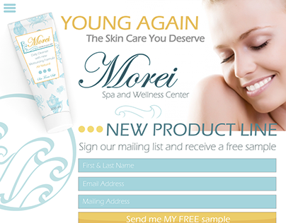 Morei Landing Page, MoodBoard and Design Packaging