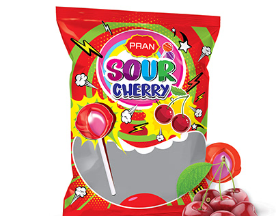 PRAN Sour Cherry Packaging Design