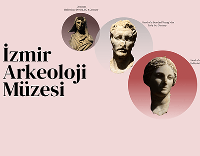 Project thumbnail - İzmir Arkeoloji Müzesi Website Design