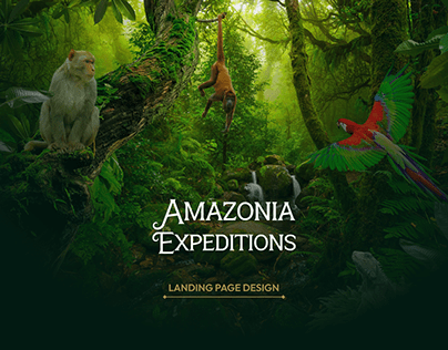 Amazonia Expeditions Landing Page