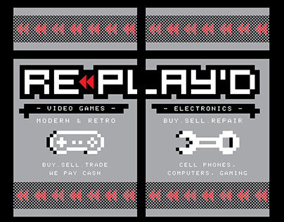 RePlay'd Rebrand & Store Signage