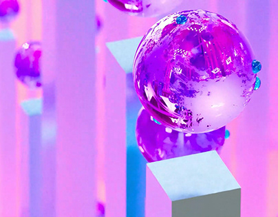 Sparkling World - Cube & Sphere