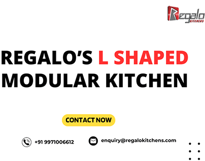 Regalo’s L Shaped Modular Kitchen