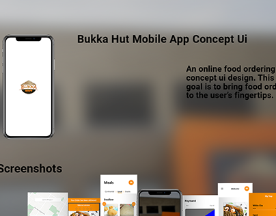 Bukka Hut Mobile App Concept UI