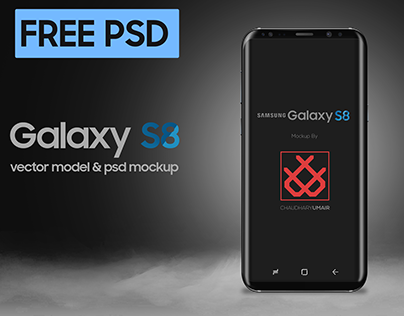 Samsung Galaxy S8 Mockup | FREE PSD DOWNLOAD