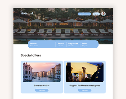 Hotellink booking website