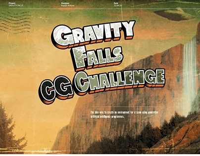 Gravity Falls CG Challenge