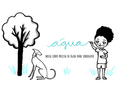 Água [Illustrations for an Educational Animation]