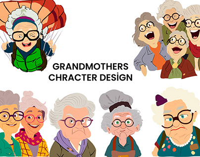 Grandmothers Chracter Design