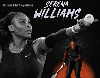 Serena Williams - Tennis Poster Tribute