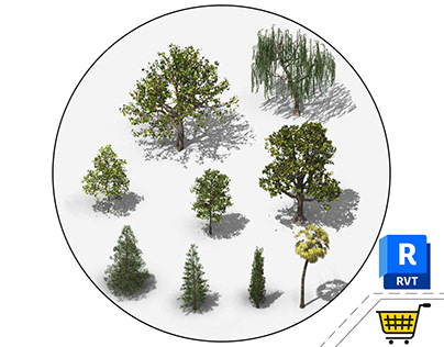 arquitreepack01 – 9 trees detailed & scalable