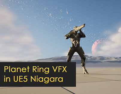 Planet Ring VFX in UE5 Niagara