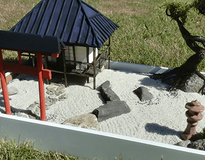 Modell Japanischer Garten