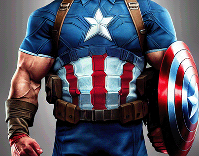 John Cena as captain America