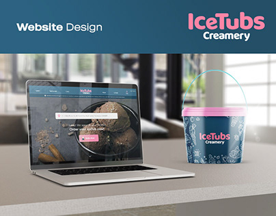 UX & UI Design | Website | IceTubs Creamery