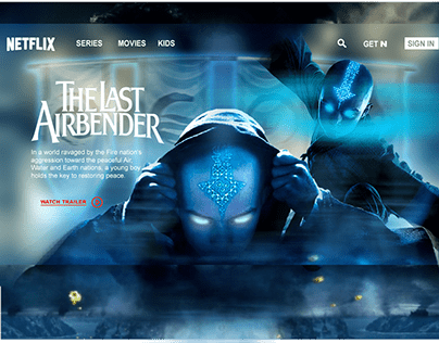 The Last Airbender - Netflix - website page