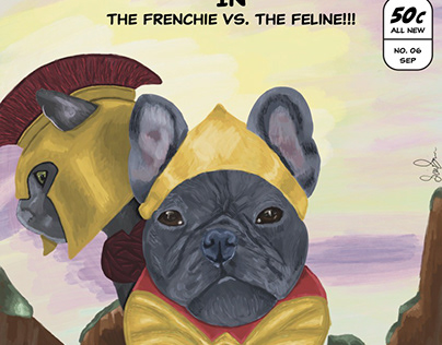 The Frenchie vs. the Feline!!!