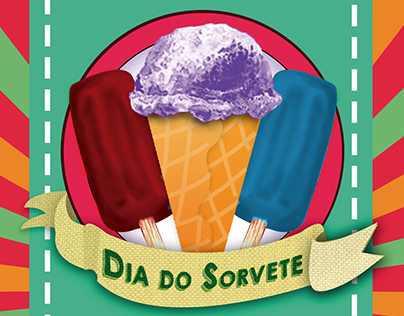 Dia do Sorvete! Ice Cream Day