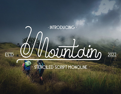 Mountain - Script Monoline