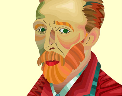 Portrait Illustration: Vincent Van Gogh