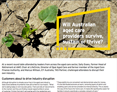 EY Aged Care Insights Paper