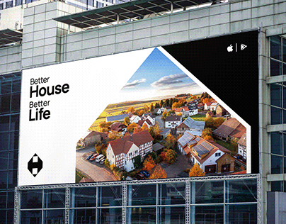HousIn - H Letter + House Logomark