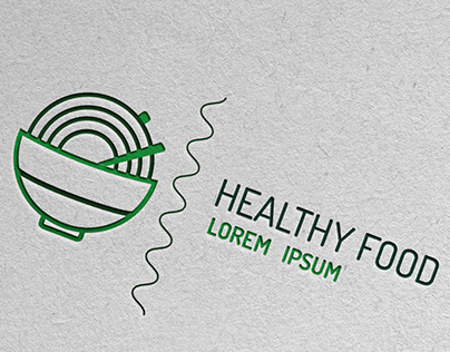 healthy food business logo