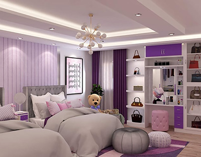modern Girl bedroom design