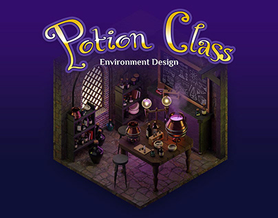 Potion Class | Environment Design | Blender