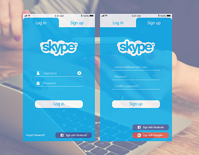 Skype APP Redesgn