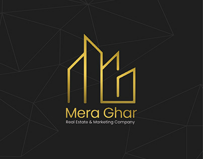 Mera Ghar Real Estate Marketing Logo