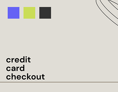 credit card checkout