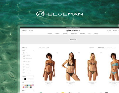 Blueman e-Commerce Redesign