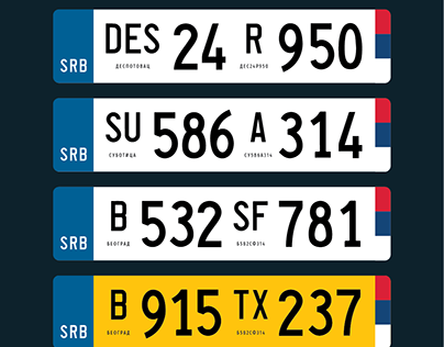 New Serbian Licence plates // V3