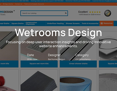Wetrooms Design - UX Consulting