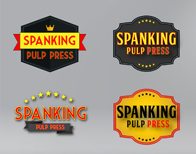 Logo Design for Spanking Pulp Press Published Company.