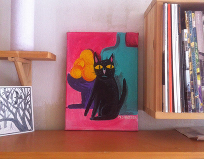 oil painting "CAT"