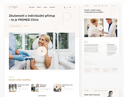 Primed Clinic / Webdesign