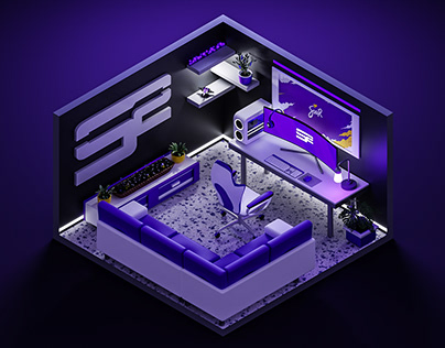 Isometric Gaming Rooms