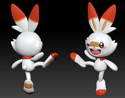 Scorbunny Sculpt