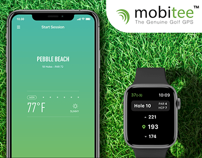 Mobitee. The Genuine Golf GPS.