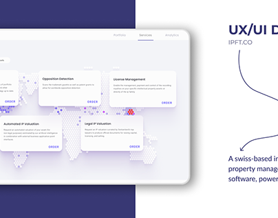 UX UI Design for IPFT.CO