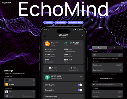 Project thumbnail - Crypto Bot Mobile App - Echomind