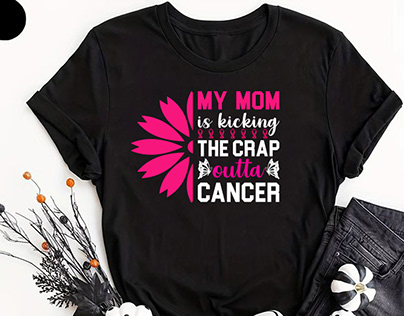 Brest cancer t shirt design